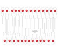 KS TOOLS Inserto in schiuma espansa, cassetta d'assortimento 811.0027-97
