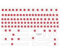 KS TOOLS Inserto in schiuma espansa, cassetta d'assortimento 811.0101-97