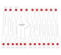 KS TOOLS Inserto in schiuma espansa, cassetta d'assortimento 811.3024-97