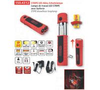 KS Tools Striscia Led-Akku-Arbeitslampe, 2 Watt LED + 6 Testa Batteria