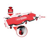 KS TOOLS Letto Da Officina 1160x540mm, Letto A Rulli, Piattaforma Di Montaggio
