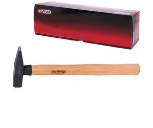 Ks Tools Martello Da Fabbro 200G Con Manico In Legno E Protezione Per Il Manico