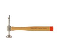 KS Tools 700.1490 Carrozzeria alluminio martello a punta piatta testa bombata, circolare / punta piatta