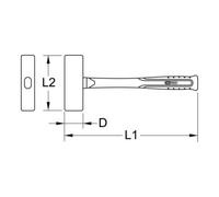 KS TOOLS 963.2050 Maglio