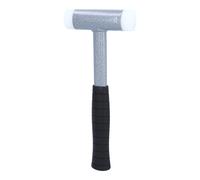 KS Tools 140.5272 Mazzuola, Antirimbalzo, con Manico Tubolare in Acciaio Stabile e Robusto, Teste Intercambiabili in Resistente Polia mmide Antischeggia Peso 590 G, 295 mm