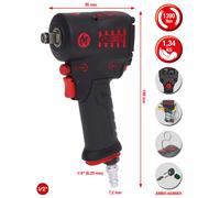 KS TOOLS Mini MONSTER Chiave A Impulsi Pneumatica 1390Nm 515.1270