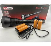 Ks tools Monster Cree-Power Lampada LED 4000 Lumen 150.4368 Batteria Torcia