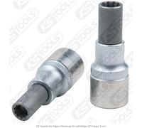 KS Tools 515.1034 Bussola speciale per cerchi in lega, per cerchi OZ multipezzi, 8 mm, lunghezza 10 mm