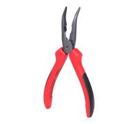 KS Tools 119.2018 Pinza a Punte Mezzotonde Ultimateplus, Piegate, 165 mm