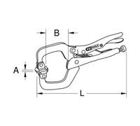 KS Tools Pinza per saldatura con ganasce mobili 0-420 Quantità:1