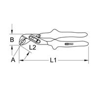 KS TOOLS 117.1274 Pinze regolabili a più posizioni