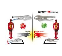 KS TOOLS Pinze con Manico 7 " Presa Xtreme 115.1196 Al Halten Lavori di
