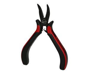 KS Tools Pinze meccaniche di precisione a becchi tondi piatti piegati, 130mm Quantità:1