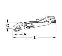 KS Tools Pinze per saldatura Quantità:1