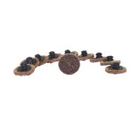 KS Tools Platorelli abrasivi di ricambio Ø26,7mm, grana 80, 10pz. Quantità:10