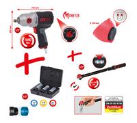 KS TOOLS Pneumatici Ruote Pacchetto Azione 6-tlg. Trapano Battente