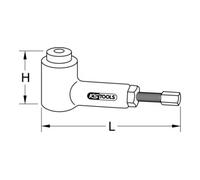 KS Tools Pressa idraulica, 8 t Quantità:1