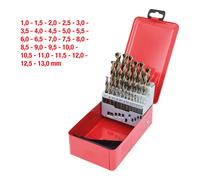 KS Tools Punte elicoidali HSS-G Co 5, cassetta in lamiera d'acciaio, 25pz., 1-13mm Quantità:1