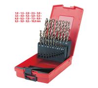 KS Tools Punte elicoidali HSS-G Co 5, cassetta in plastica, 19pz., 1-10mm Quantità:1