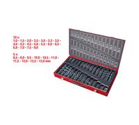 KS Tools Punte elicoidali HSS-R per trapano, 230pz., 1-13mm Quantità:1