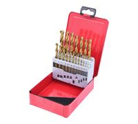 KS Tools Punte elicoidali HSS TiN, cassetta in lamiera d'acciaio, 19pz., 1-10mm Quantità:1