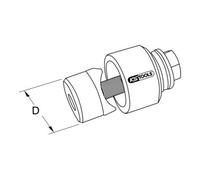 KS Tools Punzone a vite con cuscinetto a sfera singolo Quantità:1