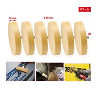 KS Tools Radere Folie, 90Mm, Confezione Da 6 Per Rimuovere Adesivi, Colla Etc