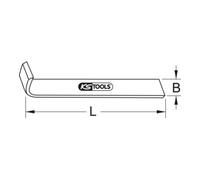 KS Tools Raschietto angolare BRONZEplus 200mm Quantità:1