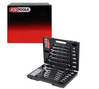 KS TOOLS Ratschen-Ringgabelschlüsselsatz 19 8 Opaco Satinato Bicromato