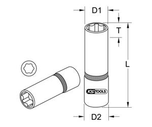 KS Tools Scaffalatura a ripiani Schulte MULTIplus250 RAL 7035, grigio chiaro, 250kg Quantità:1