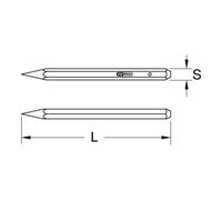 KS TOOLS 963.2490 Scalpello