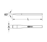 KS Tools Scalpello da muratore BRONZEplus Quantità:1