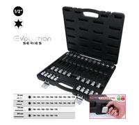 KS Tools Serie di inserti a bussola 1/2” per viti TX, 32pz. Quantità:1