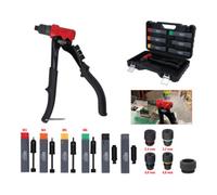 KS Tools 150.9850 Set di pinze per rivetti 3 in 1, 12 pezzi.
