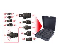 KS TOOLS Set Adattatori Riduttori e Aumenti, 9 Pezzi