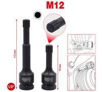KS TOOLS Set Bussole Esagonali 1/2" XZN Vielzahn 2 Pezzi, Quattro Bracci