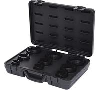 KS Tools 450.5000 Serie Chiavi Bussola Per Ghiere Km, Denti Esterni, 9 pz
