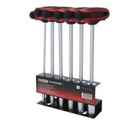 KS Tools 158.5000 Serie di giraviti a T a bussola CHROME 6pz.6-14mm