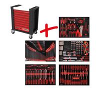 KS Tools Set carrello da officina Performanceplus P10, 262 utensili per 5 cassetti Quantità:1