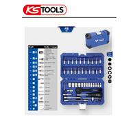 KS Tools Set Chiavi a Bussola 1/4, 46 Pezzi