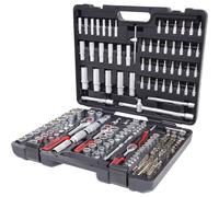 KS TOOLS Set Chiavi a Bussola 195 Pezzi 1/4" 3/8" 1/2" Cassetta Cricchetto