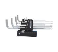 KS Tools Set chiavi maschio a esagono incassato, piegate 3in1, 10pz. XL, a sfera, in pollici Quantità:1