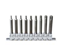 KS Tools Set di bussole 3/8"CHROMEplus TX, foro, lunghe, 9pz.,TB20-TB60 Quantità:1