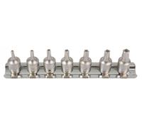 KS Tools Set Di Bussole A Incastro 1/4" Per Viti A Cinque Punti 911.1470