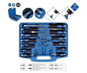 KS TOOLS Set Di Cacciaviti Brilliant Con Punta A Percussione BT034012