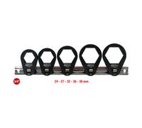 KS Tools Set di chiavi 3/8" per filtro olio e tappo filtro, extra piatto, 5pz. Quantità:1