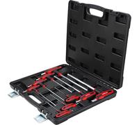 KS Tools Chiavi maschio esagonali ERGOTORQUEplus piegate, a testa sferica, con impugnatura a T, 9pz. Quantità:1