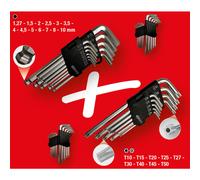 KS TOOLS Set Di Chiavi A Brugola Torx, 22 Pezzi Lunga Esecuzione