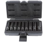 KS TOOLS Set Di Chiavi A Bussola Torx-E-Kraft 1/2", 9 Pezzi, E10-E24 (515.1050)