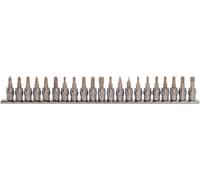 KS TOOLS Set Di Chiavi A Bussole 1/4" 21 Pezzi Con Bit E Chiavi Torx PH